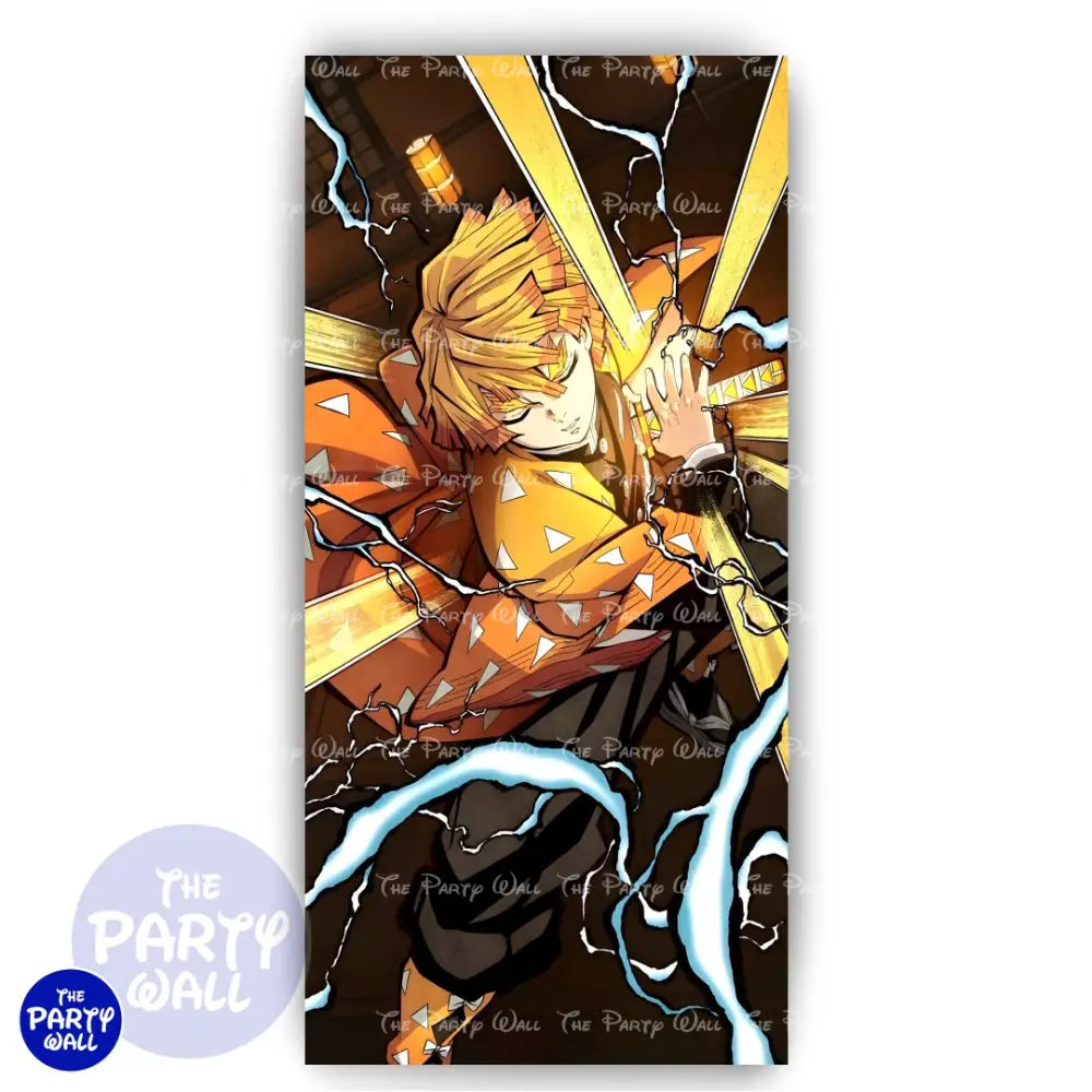 Demon Slayer - Funda para mampara de punta redonda o rectangular Mampara de punta redonda