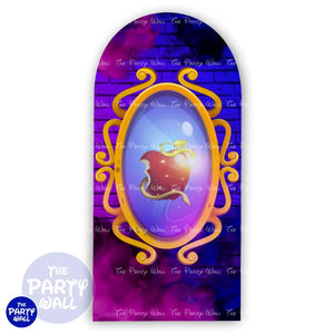 Descendientes - Funda para mampara de punta redonda o rectangular Mampara de punta redonda