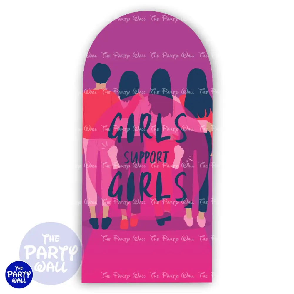 Día de la Mujer - Funda para mampara de punta redonda o rectangular Mampara de punta redonda