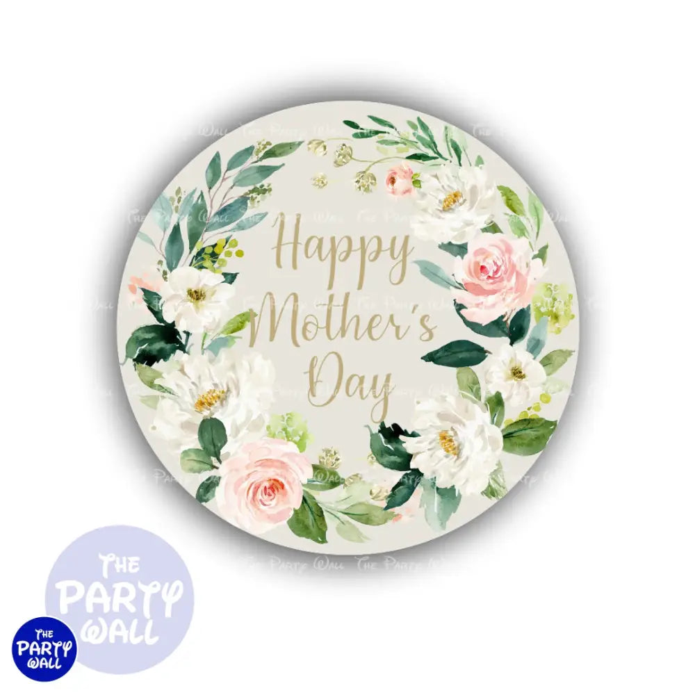 Día de las Madres - Funda para mampara circular Circular