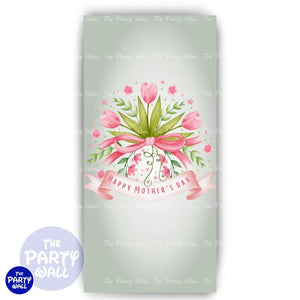 Día de las Madres - Funda para mampara de punta redonda o rectangular Mampara de punta redonda