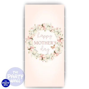 Día de las Madres - Funda para mampara de punta redonda o rectangular Mampara de punta redonda