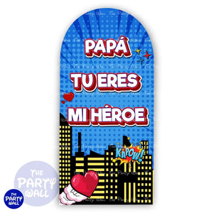 Día del Padre - Funda para mampara de punta redonda o rectangular Mampara de punta redonda