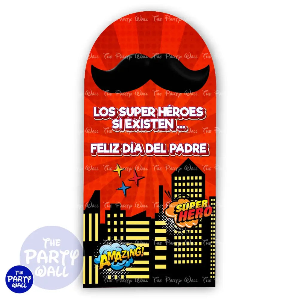 Día del Padre - Funda para mampara de punta redonda o rectangular Mampara de punta redonda