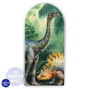Dinosaurios - Funda para mampara de punta redonda o rectangular Mampara de punta redonda