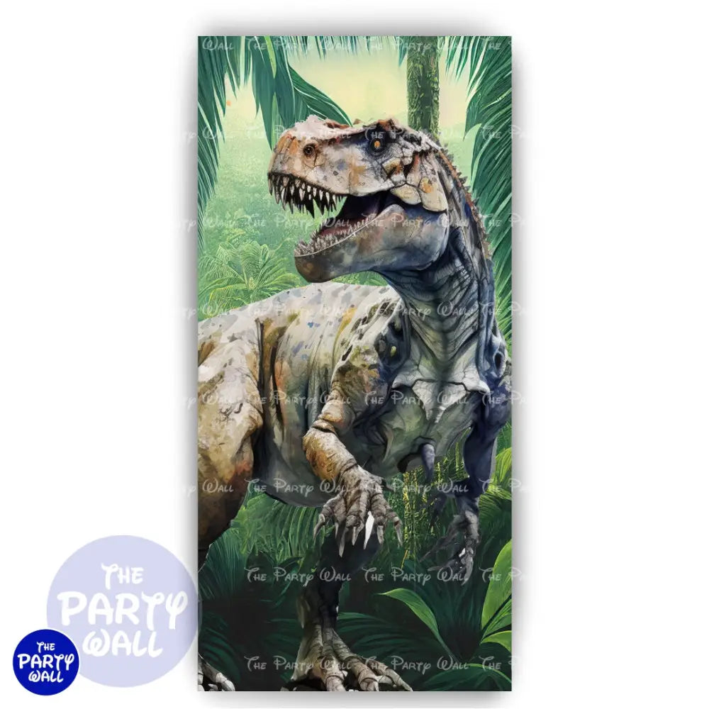 Dinosaurios - Funda para mampara de punta redonda o rectangular Mampara de punta redonda