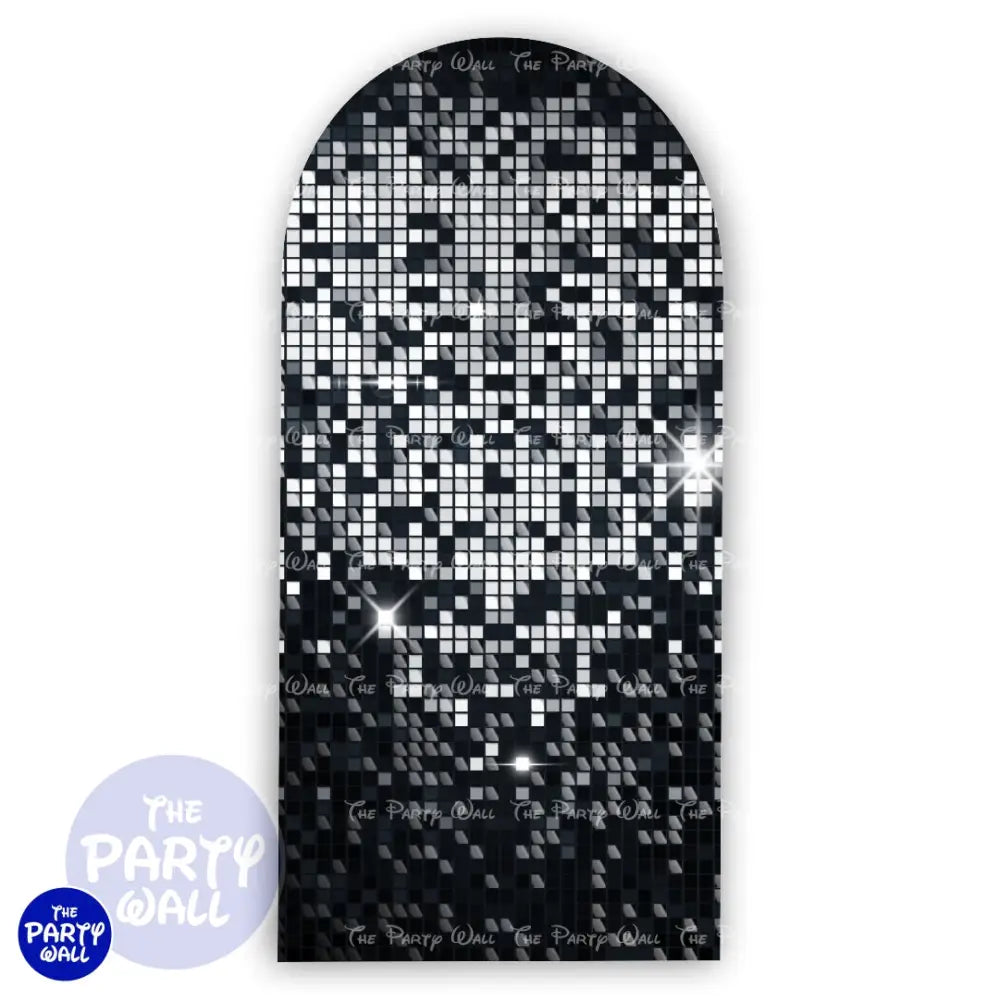 Disco - Funda para mampara de punta redonda o rectangular Mampara de punta redonda