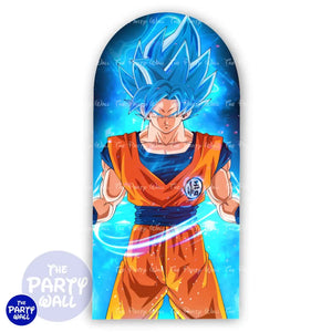Dragon Ball - Funda para mampara de punta redonda o rectangular Mampara de punta redonda