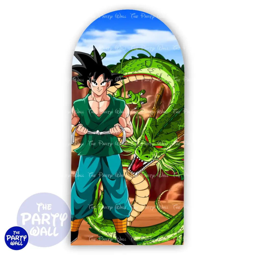 Dragon Ball - Funda para mampara de punta redonda o rectangular Mampara de punta redonda