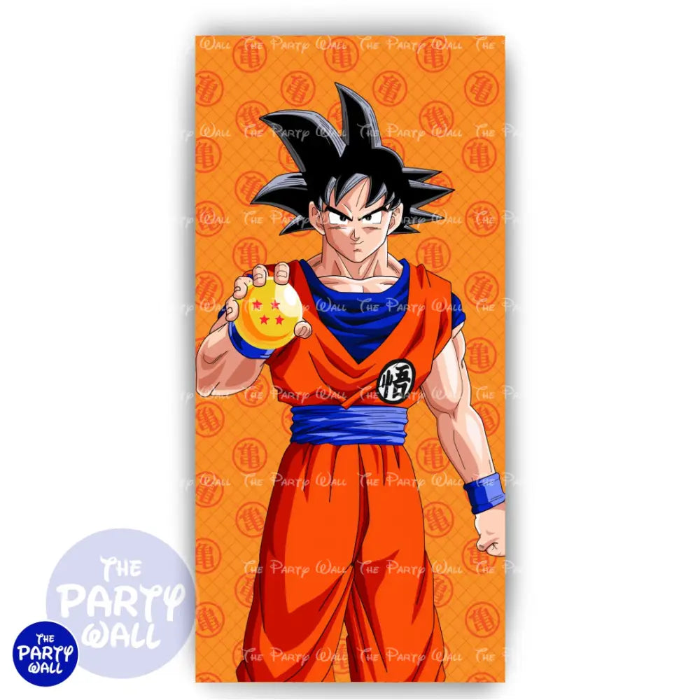 Dragon Ball - Funda para mampara de punta redonda o rectangular Mampara de punta redonda