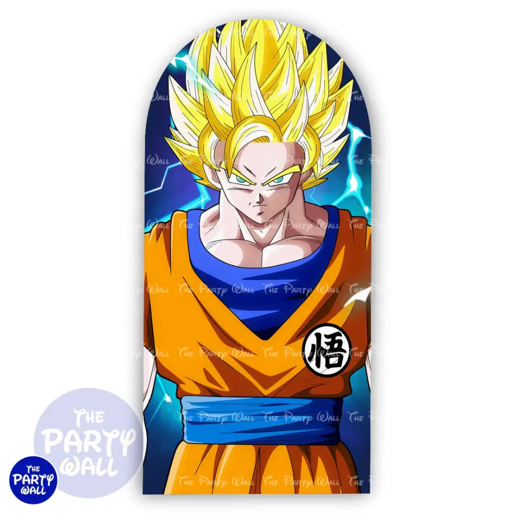 Dragon Ball - Funda para mampara de punta redonda o rectangular Mampara de punta redonda