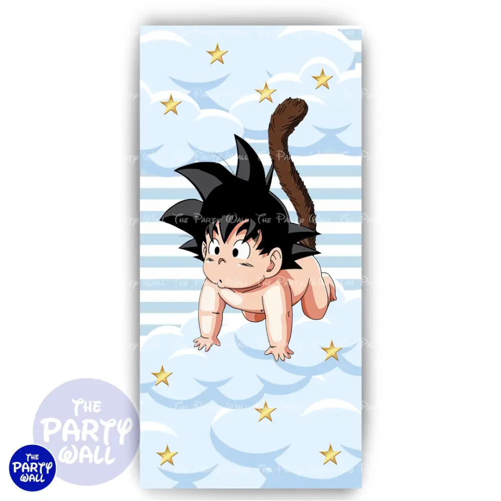 Dragon Ball - Funda para mampara de punta redonda o rectangular Mampara de punta redonda