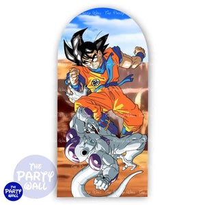 Dragon Ball - Funda para mampara de punta redonda o rectangular Mampara de punta redonda