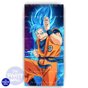 Dragon Ball - Funda para mampara de punta redonda o rectangular Mampara de punta redonda