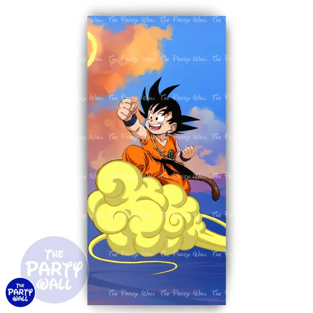 Dragon Ball - Funda para mampara de punta redonda o rectangular Mampara de punta redonda