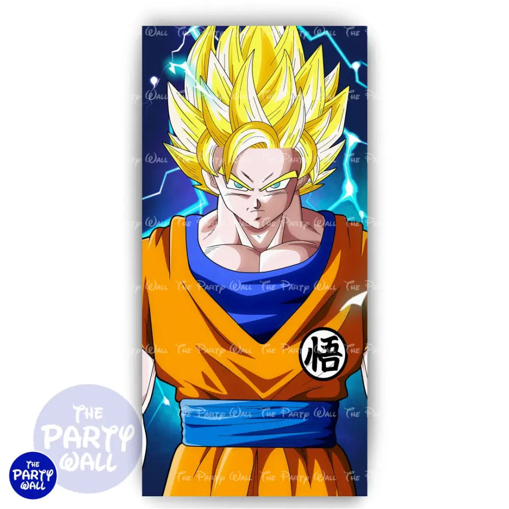 Dragon Ball - Funda para mampara de punta redonda o rectangular Mampara de punta redonda