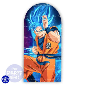 Dragon Ball - Funda para mampara de punta redonda o rectangular Mampara de punta redonda