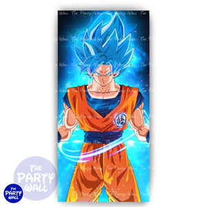 Dragon Ball - Funda para mampara de punta redonda o rectangular Mampara de punta redonda
