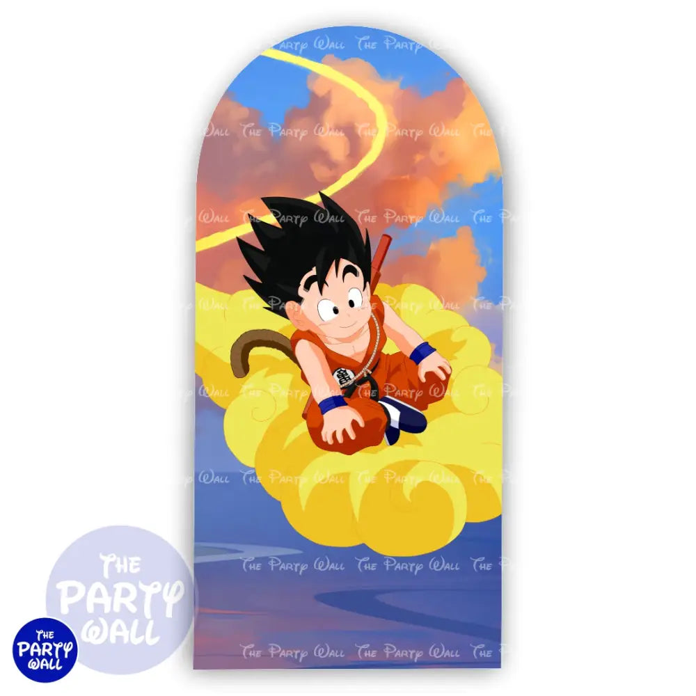 Dragon Ball - Funda para mampara de punta redonda o rectangular Mampara de punta redonda