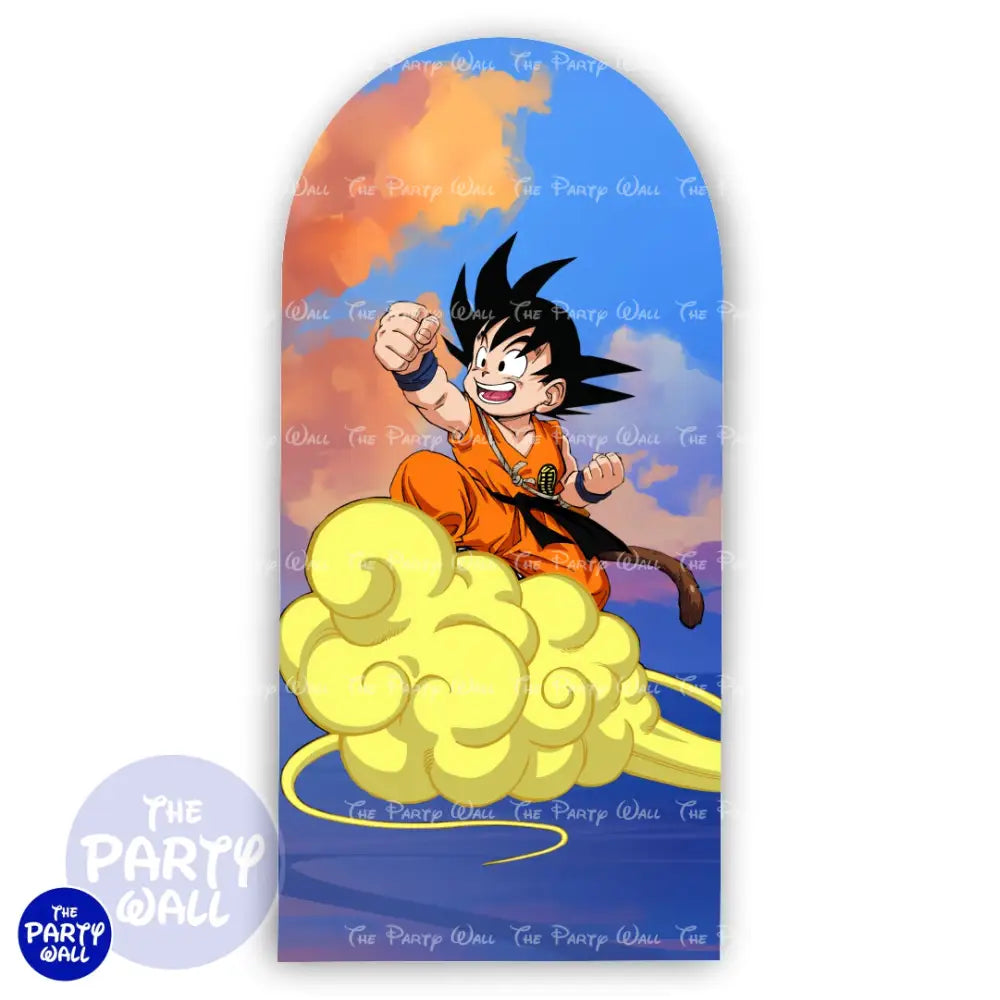 Dragon Ball - Funda para mampara de punta redonda o rectangular Mampara de punta redonda