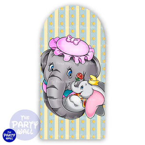 Dumbo - Funda para mampara de punta redonda o rectangular Mampara de punta redonda