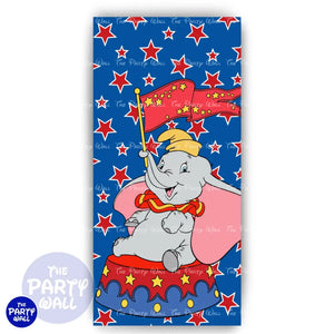 Dumbo - Funda para mampara de punta redonda o rectangular Mampara de punta redonda