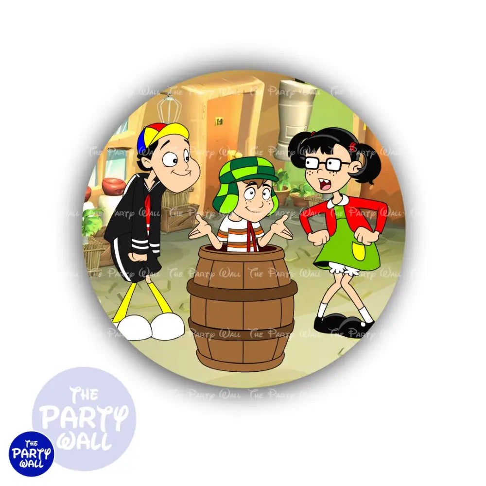 El Chavo del 8 - Funda para mampara circular Circular