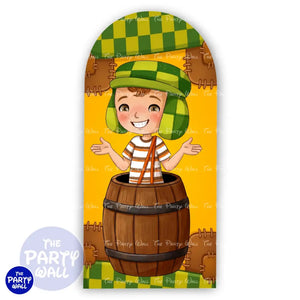 El Chavo del 8 - Funda para mampara de punta redonda o rectangular - Mampara de punta redonda