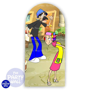 El Chavo del 8 - Funda para mampara de punta redonda o rectangular Mampara de punta redonda