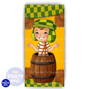 El Chavo del 8 - Funda para mampara de punta redonda o rectangular - Mampara de punta redonda