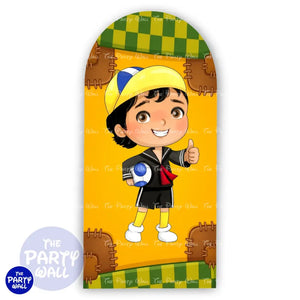 El Chavo del 8 - Funda para mampara de punta redonda o rectangular - Mampara de punta redonda