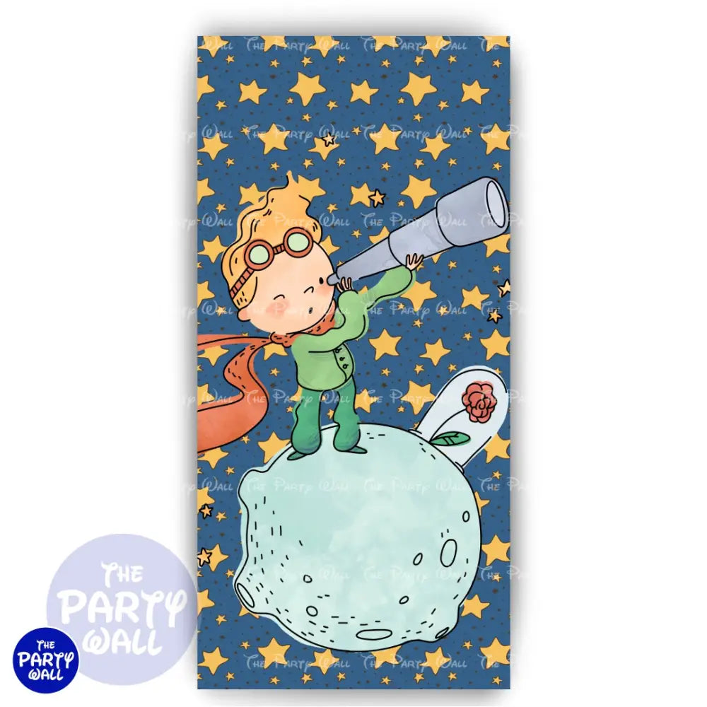 El Principito - Funda para mampara de punta redonda o rectangular Mampara de punta redonda