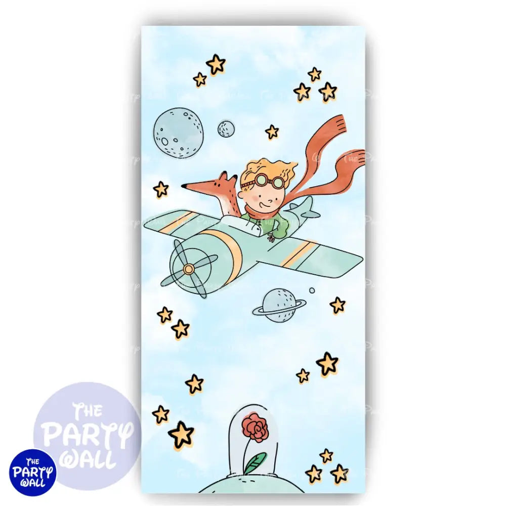 El Principito - Funda para mampara de punta redonda o rectangular Mampara de punta redonda