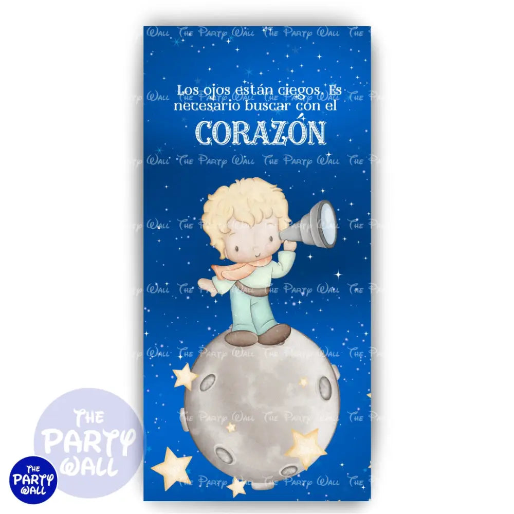 El Principito - Funda para mampara de punta redonda o rectangular Mampara de punta redonda