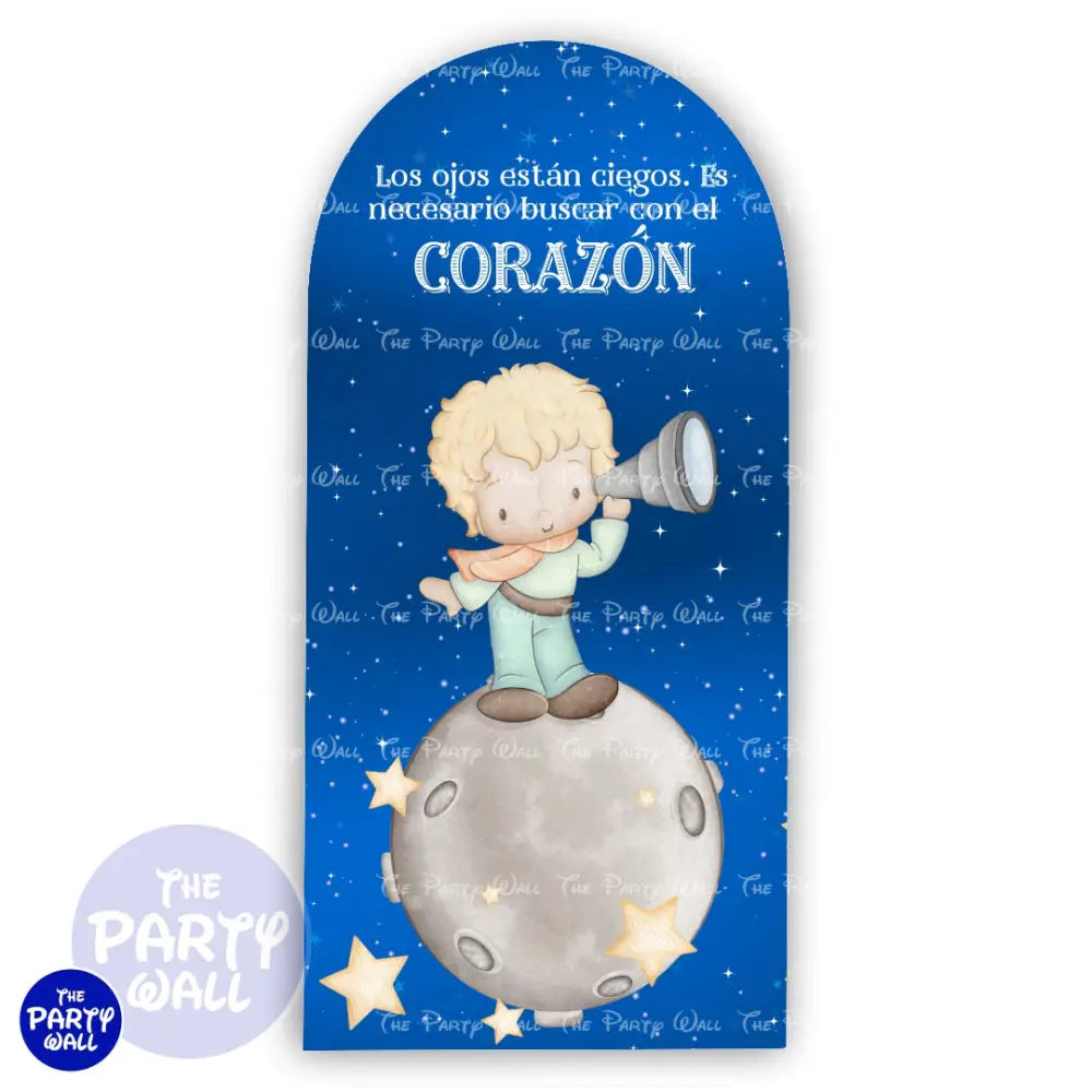 El Principito - Funda para mampara de punta redonda o rectangular Mampara de punta redonda