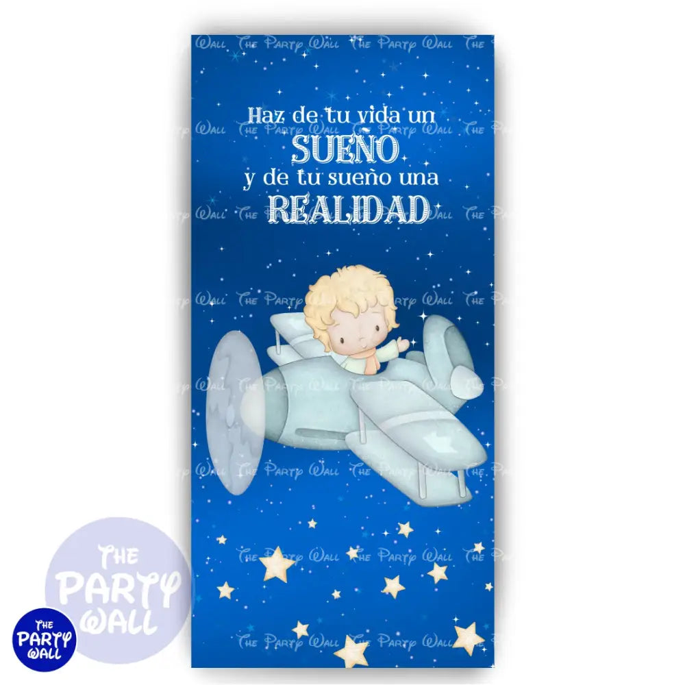 El Principito - Funda para mampara de punta redonda o rectangular Mampara de punta redonda