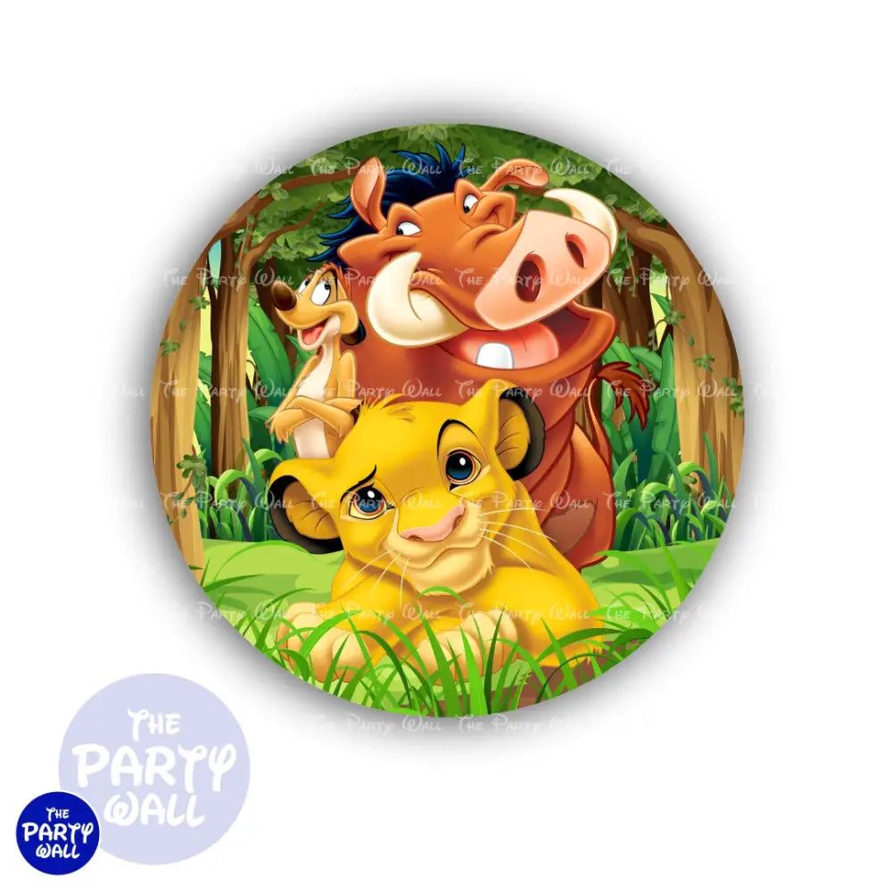 El Rey León - Funda para mampara circular Circular