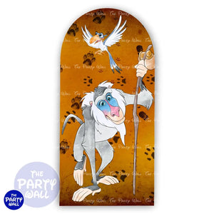 El Rey León - Funda para mampara de punta redonda o rectangular Mampara de punta redonda