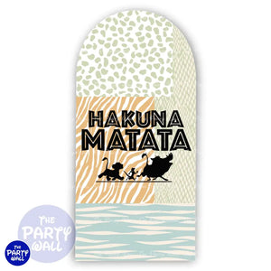 El Rey León - Funda para mampara de punta redonda o rectangular Mampara de punta redonda