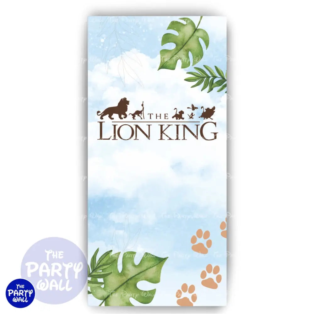 El Rey León - Funda para mampara de punta redonda o rectangular Mampara de punta redonda