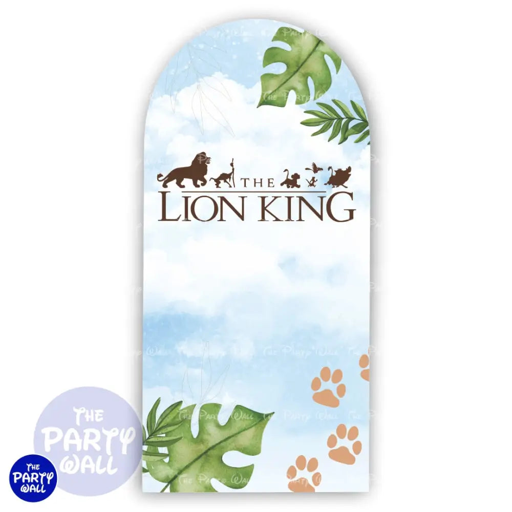 El Rey León - Funda para mampara de punta redonda o rectangular Mampara de punta redonda