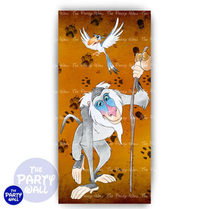 El Rey León - Funda para mampara de punta redonda o rectangular Mampara de punta redonda