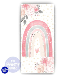 Elefantes Bebé Cute - Funda para mampara de punta redonda o rectangular Mampara de punta redonda