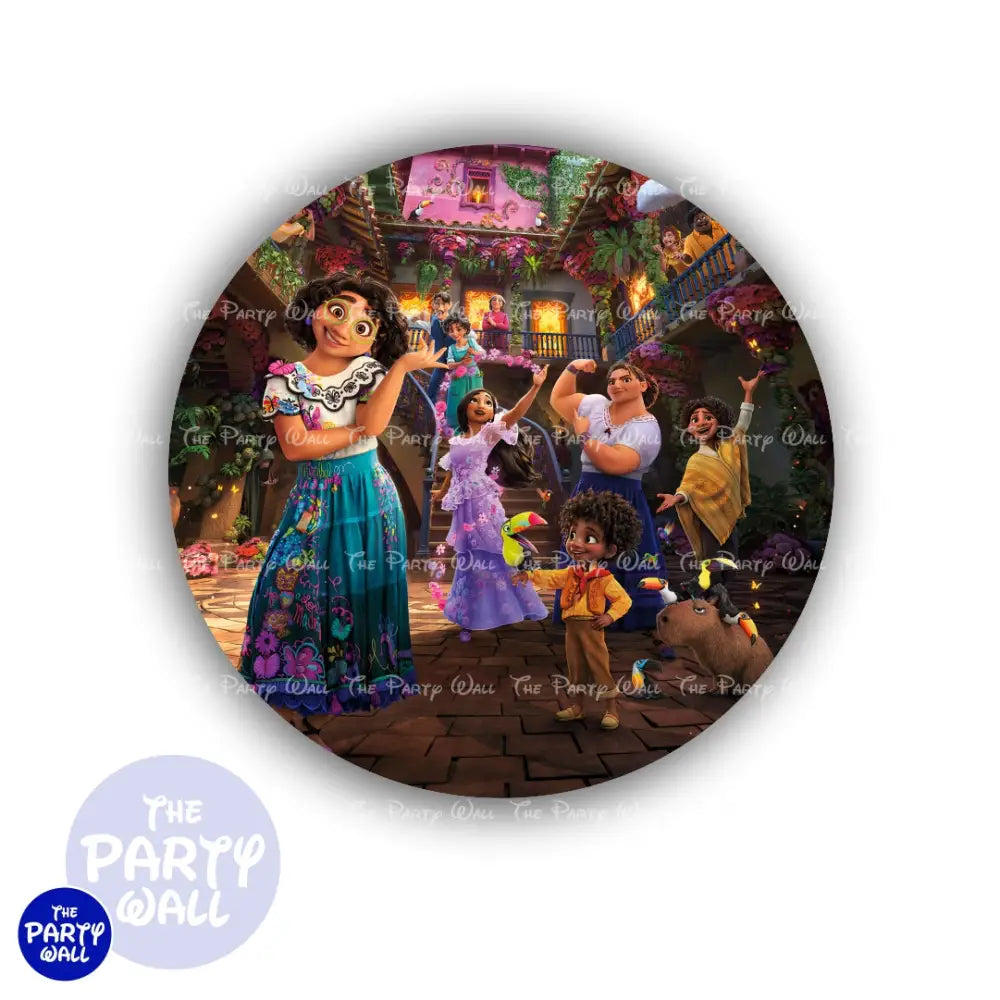 Encanto - Funda para mampara circular Circular