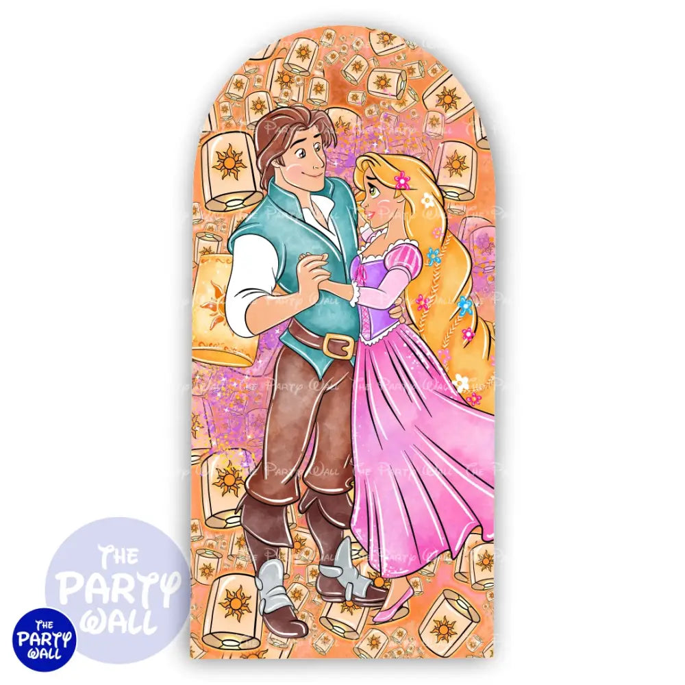 Enredados - Funda para mampara de punta redonda o rectangular Mampara de punta redonda