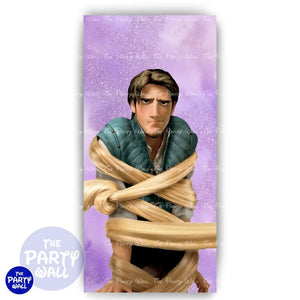 Enredados - Funda para mampara de punta redonda o rectangular Mampara de punta redonda