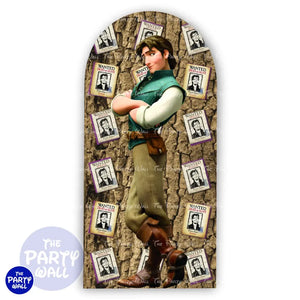 Enredados - Funda para mampara de punta redonda o rectangular Mampara de punta redonda