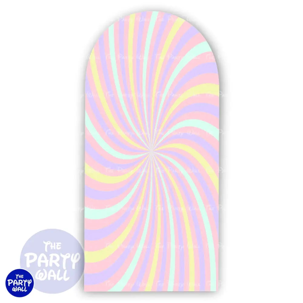 Espiral - Funda para mampara de punta redonda o rectangular Mampara de punta redonda