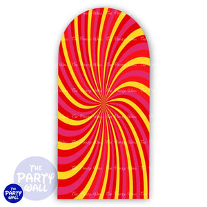 Espiral - Funda para mampara de punta redonda o rectangular Mampara de punta redonda