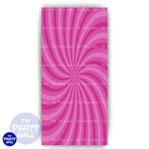 Espiral - Funda para mampara de punta redonda o rectangular Mampara de punta redonda